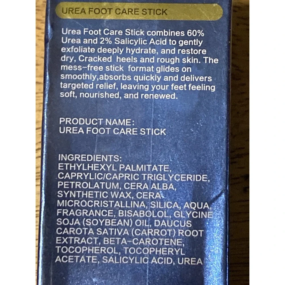 60% Urea & 2% Salicylic Acid Foot Care Stick, Moisturizer for Dry, Cracked Skin